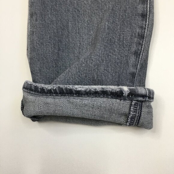 AG ADRIANO GOLDSCHMIED Gray THE TELLIS Modern Slim 5 Pocket Logo Hardware Jeans - Picture 14 of 16